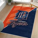 mlb detroit tigers area rug non slip baseball carpet home decor gift idea for fans living room dt77