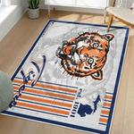 mlb detroit tigers area rug non slip baseball carpet home decor gift idea for fans living room dt89