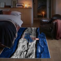 mlb los angeles dodgers area rug non slip baseball carpet home decor gift idea for fans bedroom lad121