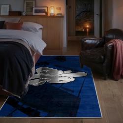 mlb los angeles dodgers area rug non slip baseball carpet home decor gift idea for fans bedroom lad122
