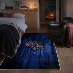 mlb los angeles dodgers area rug non slip baseball carpet home decor gift idea for fans bedroom lad123