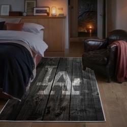 mlb los angeles dodgers area rug non slip baseball carpet home decor gift idea for fans bedroom lad13