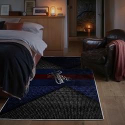 mlb los angeles dodgers area rug non slip baseball carpet home decor gift idea for fans bedroom lad149