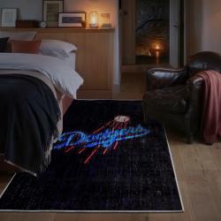 mlb los angeles dodgers area rug non slip baseball carpet home decor gift idea for fans bedroom lad171