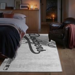 mlb los angeles dodgers area rug non slip baseball carpet home decor gift idea for fans bedroom lad23