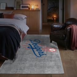 mlb los angeles dodgers area rug non slip baseball carpet home decor gift idea for fans bedroom lad25