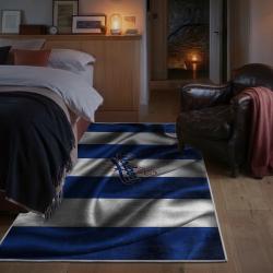 mlb los angeles dodgers area rug non slip baseball carpet home decor gift idea for fans bedroom lad26