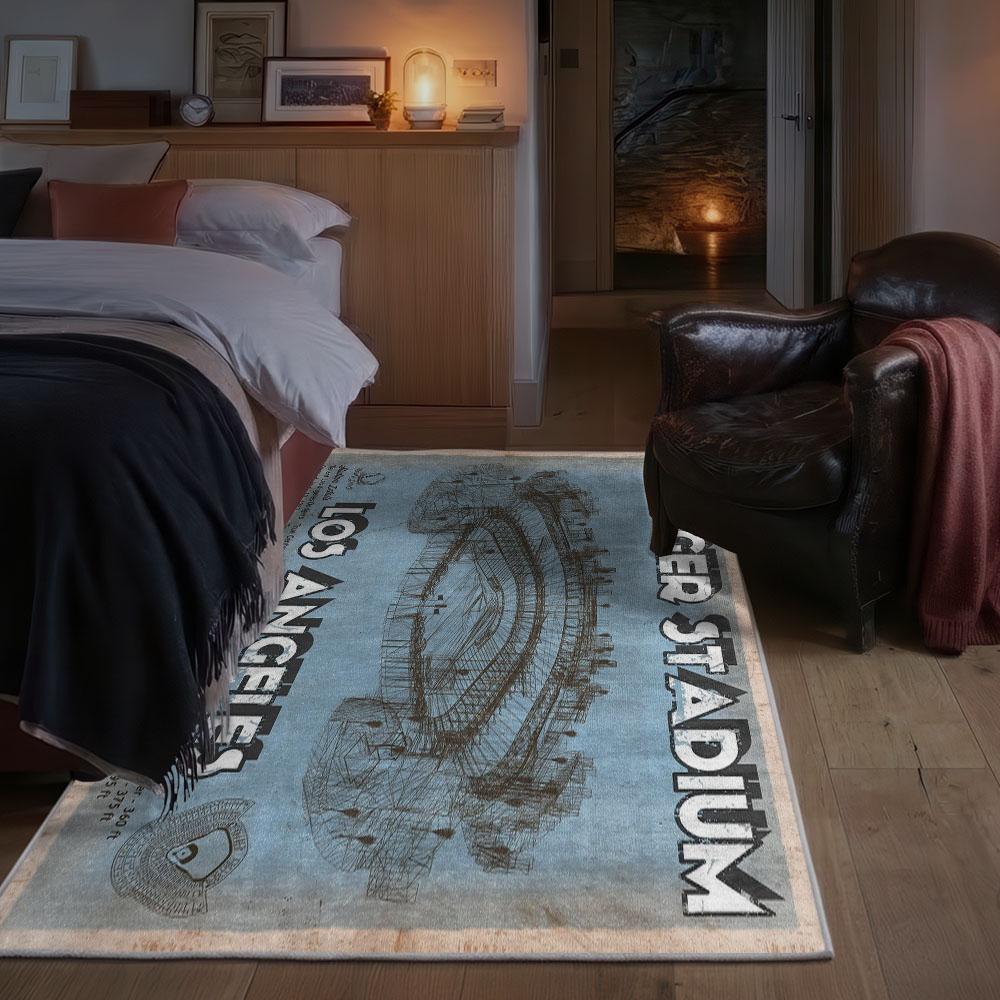 MLB Los Angeles Dodgers Area Rug Non-Slip Baseball Carpet Home Decor Gift Idea For Fans LAD27 1 mlb los angeles dodgers area rug non slip baseball carpet home decor gift idea for fans bedroom lad27
