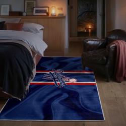 mlb los angeles dodgers area rug non slip baseball carpet home decor gift idea for fans bedroom lad33