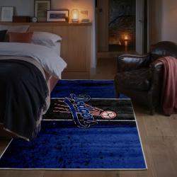 mlb los angeles dodgers area rug non slip baseball carpet home decor gift idea for fans bedroom lad60