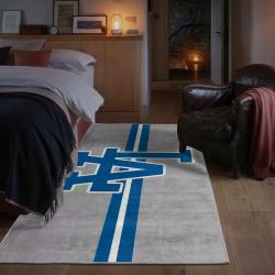 mlb los angeles dodgers area rug non slip baseball carpet home decor gift idea for fans bedroom lad71