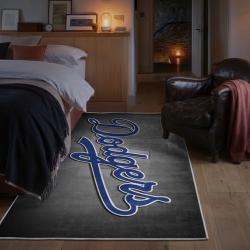 mlb los angeles dodgers area rug non slip baseball carpet home decor gift idea for fans bedroom lad83