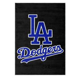 mlb los angeles dodgers area rug non slip baseball carpet home decor gift idea for fans lad10