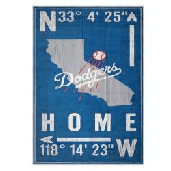 mlb los angeles dodgers area rug non slip baseball carpet home decor gift idea for fans lad100