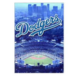 mlb los angeles dodgers area rug non slip baseball carpet home decor gift idea for fans lad104