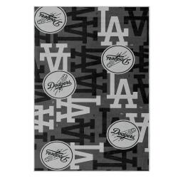 mlb los angeles dodgers area rug non slip baseball carpet home decor gift idea for fans lad107