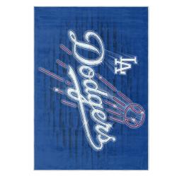 mlb los angeles dodgers area rug non slip baseball carpet home decor gift idea for fans lad108