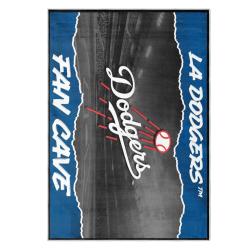mlb los angeles dodgers area rug non slip baseball carpet home decor gift idea for fans lad12