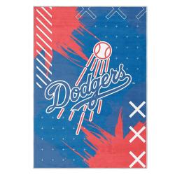 mlb los angeles dodgers area rug non slip baseball carpet home decor gift idea for fans lad126