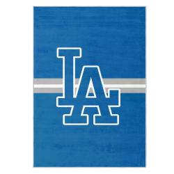 mlb los angeles dodgers area rug non slip baseball carpet home decor gift idea for fans lad127