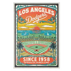 mlb los angeles dodgers area rug non slip baseball carpet home decor gift idea for fans lad128