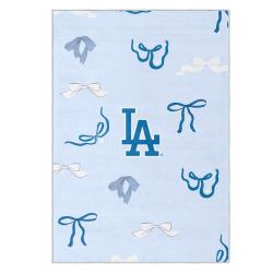 mlb los angeles dodgers area rug non slip baseball carpet home decor gift idea for fans lad129