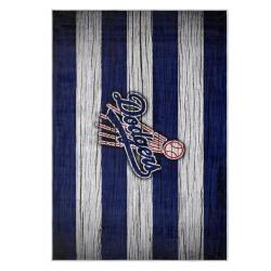 mlb los angeles dodgers area rug non slip baseball carpet home decor gift idea for fans lad132