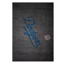 mlb los angeles dodgers area rug non slip baseball carpet home decor gift idea for fans lad134