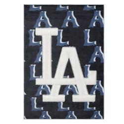 mlb los angeles dodgers area rug non slip baseball carpet home decor gift idea for fans lad142