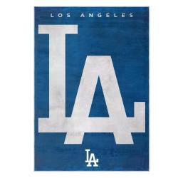 mlb los angeles dodgers area rug non slip baseball carpet home decor gift idea for fans lad146