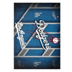 mlb los angeles dodgers area rug non slip baseball carpet home decor gift idea for fans lad150