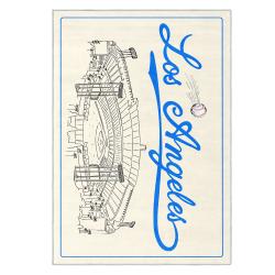 mlb los angeles dodgers area rug non slip baseball carpet home decor gift idea for fans lad152