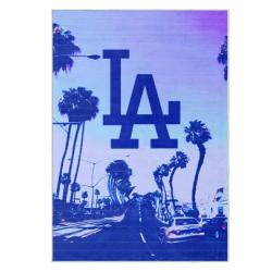mlb los angeles dodgers area rug non slip baseball carpet home decor gift idea for fans lad153