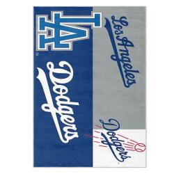 mlb los angeles dodgers area rug non slip baseball carpet home decor gift idea for fans lad154