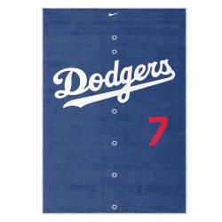 mlb los angeles dodgers area rug non slip baseball carpet home decor gift idea for fans lad156