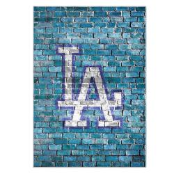 mlb los angeles dodgers area rug non slip baseball carpet home decor gift idea for fans lad16