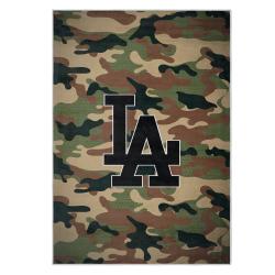 mlb los angeles dodgers area rug non slip baseball carpet home decor gift idea for fans lad161
