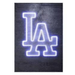 mlb los angeles dodgers area rug non slip baseball carpet home decor gift idea for fans lad169