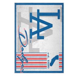 mlb los angeles dodgers area rug non slip baseball carpet home decor gift idea for fans lad174