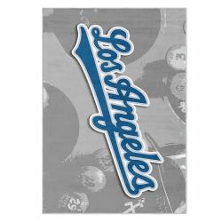 mlb los angeles dodgers area rug non slip baseball carpet home decor gift idea for fans lad2