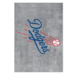 mlb los angeles dodgers area rug non slip baseball carpet home decor gift idea for fans lad25