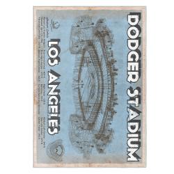 mlb los angeles dodgers area rug non slip baseball carpet home decor gift idea for fans lad27