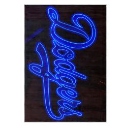 mlb los angeles dodgers area rug non slip baseball carpet home decor gift idea for fans lad29