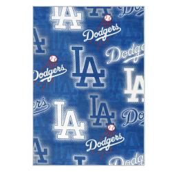 mlb los angeles dodgers area rug non slip baseball carpet home decor gift idea for fans lad41