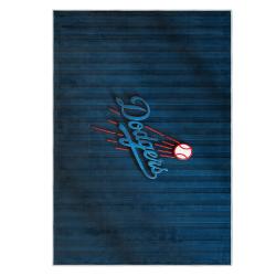 mlb los angeles dodgers area rug non slip baseball carpet home decor gift idea for fans lad42