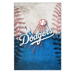 mlb los angeles dodgers area rug non slip baseball carpet home decor gift idea for fans lad43