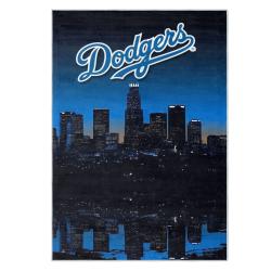 mlb los angeles dodgers area rug non slip baseball carpet home decor gift idea for fans lad5
