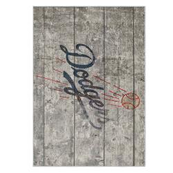 mlb los angeles dodgers area rug non slip baseball carpet home decor gift idea for fans lad59