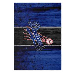 mlb los angeles dodgers area rug non slip baseball carpet home decor gift idea for fans lad60