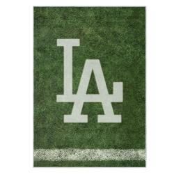 mlb los angeles dodgers area rug non slip baseball carpet home decor gift idea for fans lad75